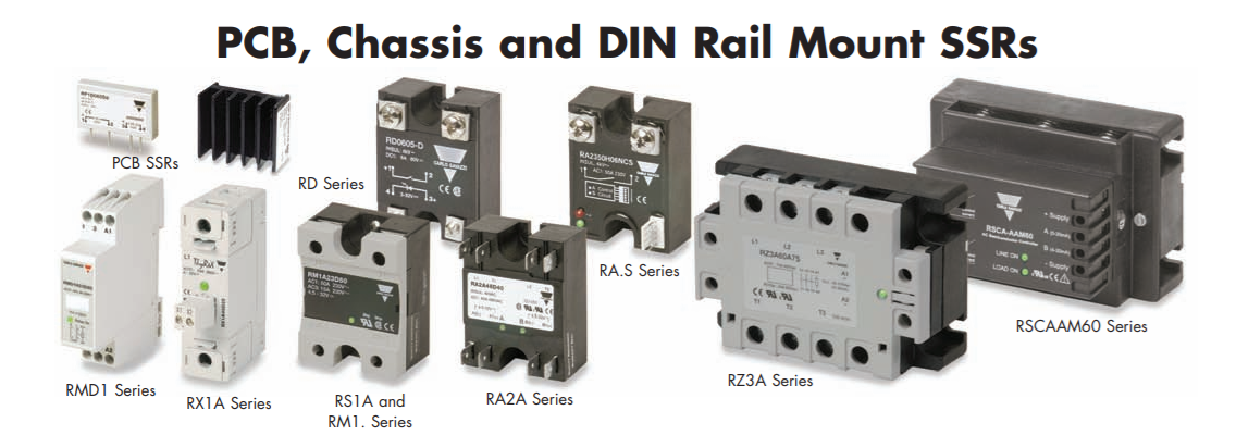 RELEVADORES ESTADO SOLIDO CARLO GAVAZZI